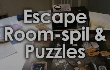 Escape Room-spil og puzzles