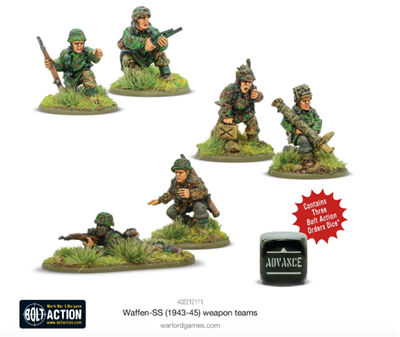 Bolt Action: Waffen-SS (1943-45) Weapons Teams (Eng)