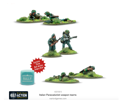 Bolt Action: Italian Paracadutisti Weapons Team (Eng)