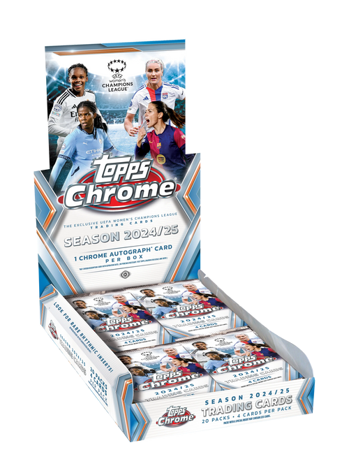 Topps Chrome UEFA Women's Champions League 2024/25 - Hobby Box
