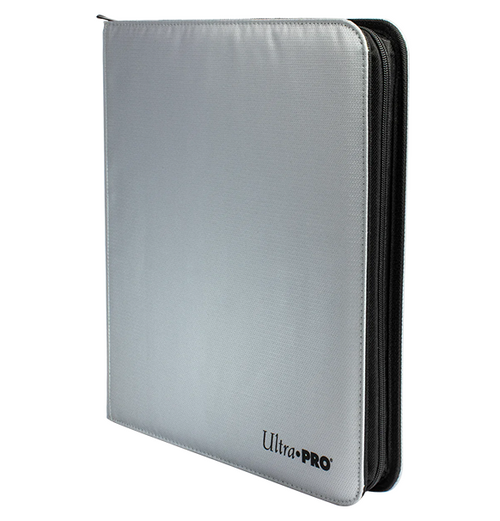Ultra PRO 12-Pocket Zippered Pro Binder - Silver