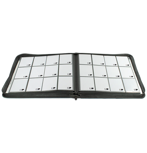 Ultra PRO 12-Pocket Zippered PRO-Binder - Silver