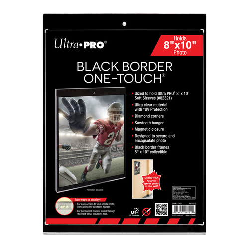 Ultra PRO 8" x 10" Black Border UV ONE-TOUCH Magnetic Holder