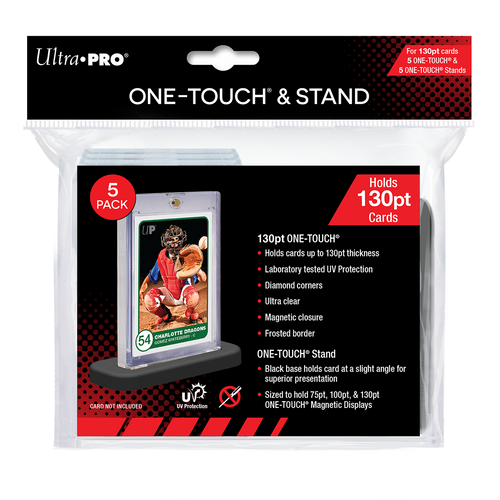 Ultra PRO 130PT UV ONE-TOUCH & Stands (5-pack)
