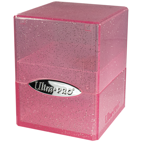 Ultra PRO Satin Cube Deck Box - Glitter Pink