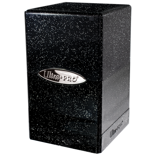 Ultra PRO Satin Tower Deck Box - Glitter Black