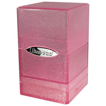 Ultra PRO Satin Tower Deck Box - Glitter Pink
