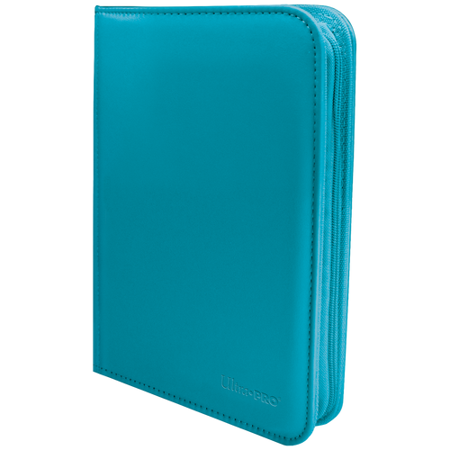 Ultra PRO Vivid 4-Pocket Zippered PRO-Binder - Teal