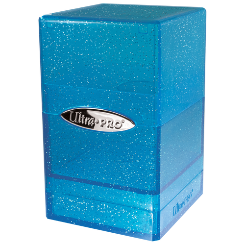 Ultra PRO Satin Tower Deck Box - Glitter Blue
