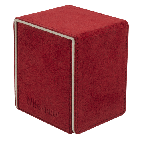 Ultra PRO Vivid Deluxe Alcove Flip Deck Box - Red