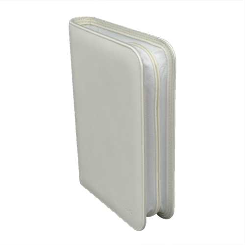 Ultra PRO Vivid 4-Pocket Zippered PRO-Binder - White