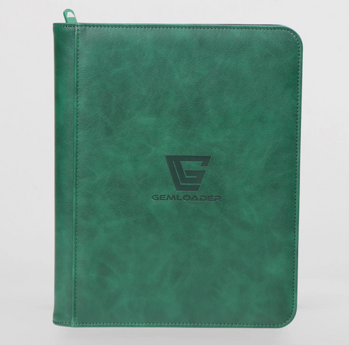 Gemloader Premium Toploader Binder 4-Pocket - Green