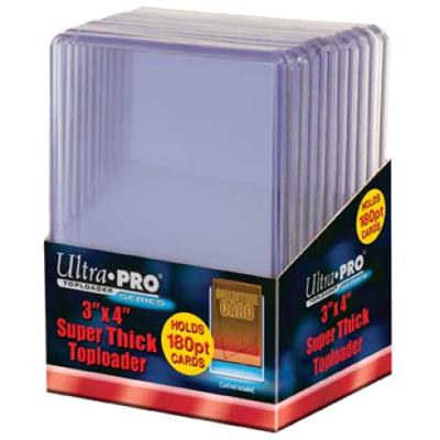 Ultra PRO 3" X 4" Super Thick 180PT Toploader (10)