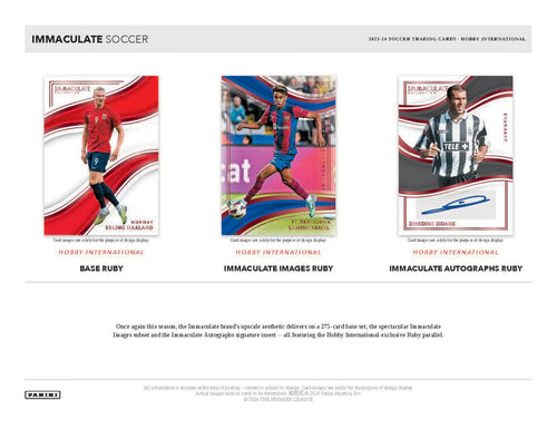 Panini Immaculate Soccer 2023/24 - International Hobby Box