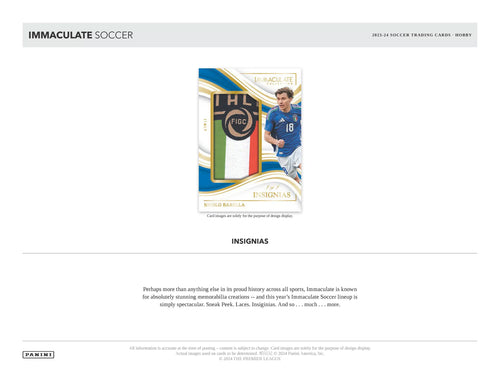 Panini Immaculate Soccer 2023/24 - Hobby Box