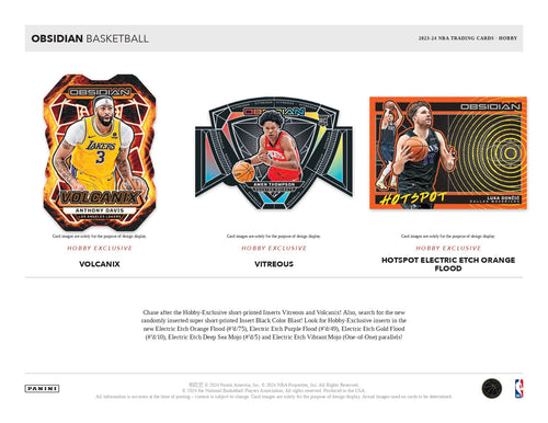 Panini Obsidian NBA Basketball 2023/24 - Hobby Box