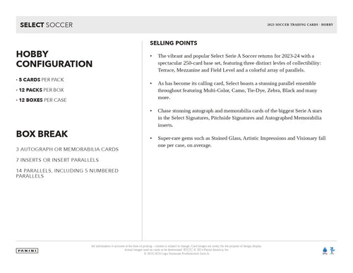 Panini Select Serie A 2023/24 - Hobby Box