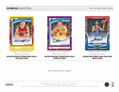 Panini Donruss NBA Basketball 2024/25 - Blaster Box