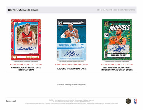 Panini Donruss NBA Basketball 2024/25 - International Hobby Box