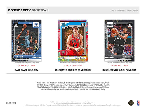 Panini Donruss Optic Basketball 2024/25 - Hobby Box