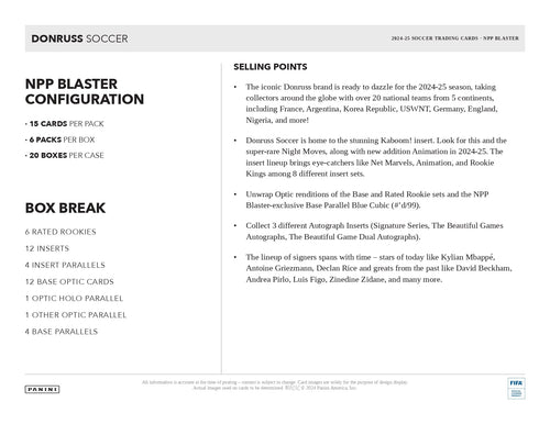 Panini Donruss Soccer 2024/25 - Blaster Box