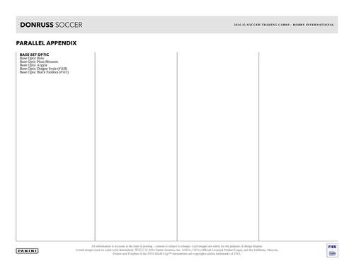 Panini Donruss Soccer 2024/25 - International Hobby Box