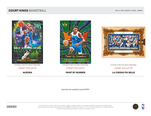 Panini Court Kings NBA Basketball 2024/25 - Hobby Box