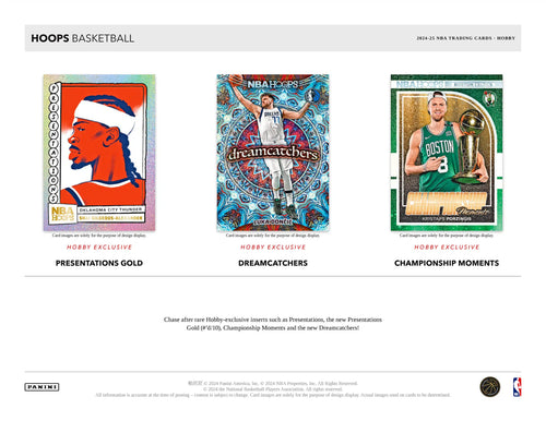 Panini Hoops NBA Basketball 2024/25 - Hobby Box