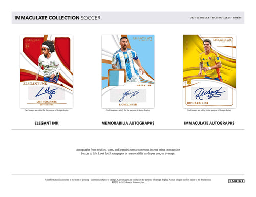 Panini Immaculate Soccer 2024/25 - Hobby Box