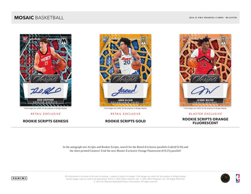 Panini Mosaic Basketball 2024/25 - Blaster Box
