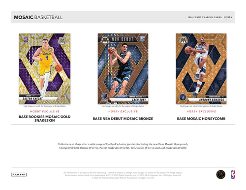 Panini Mosaic Basketball 2024/25 - Hobby Box