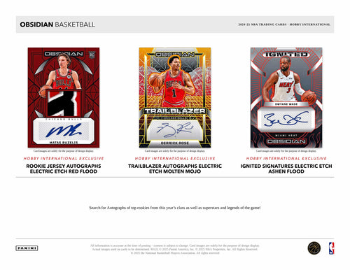 Panini Obsidian Basketball 2024/25 - International Hobby Box