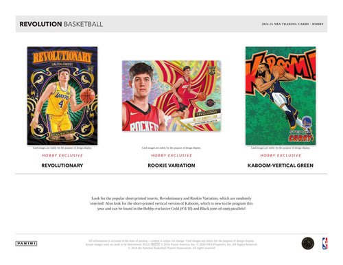 Panini Revolution NBA Basketball 2024/25 - Hobby Box