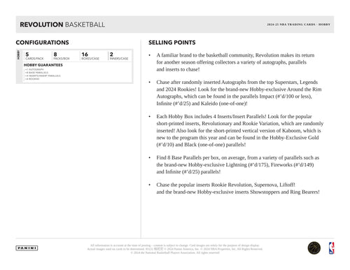 Panini Revolution NBA Basketball 2024/25 - Hobby Box