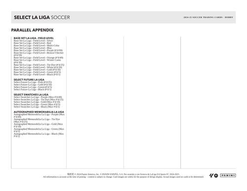 Panini Select La Liga 2024/25 - Hobby Box