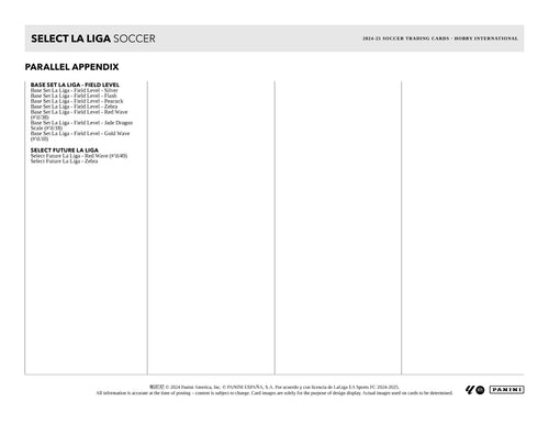 Panini Select La Liga 2024/25 - International Hobby Box