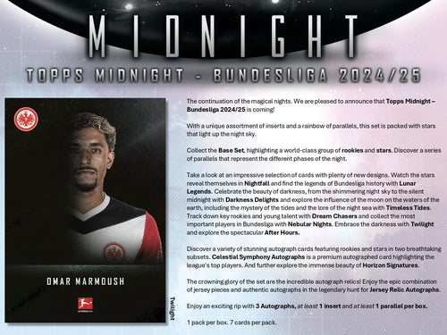 Topps Bundesliga Midnight 2024/25 - Hobby Box