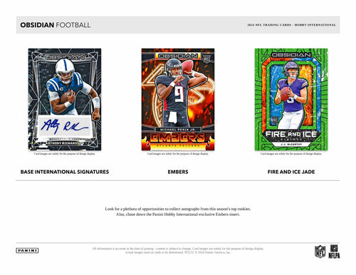 Panini Obsidian NFL Football 2024 - International Hobby Box