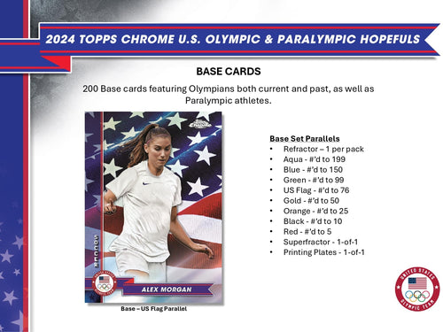 Topps Chrome US Olympic & Paralympic Hopefuls 2024 - Hobby Box