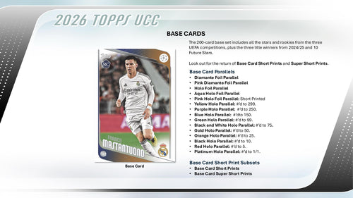 Topps UEFA Club Competitions Flagship 2025/26 - Hanger Pack