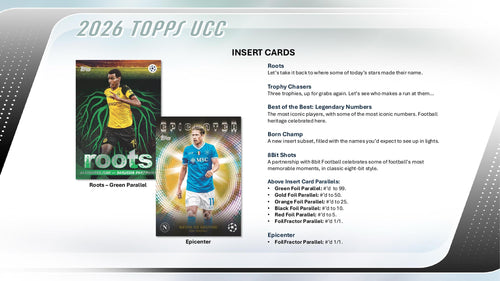 Topps UEFA Club Competitions Flagship 2025/26 - Value Box