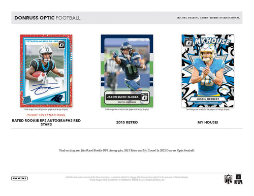 Panini Donruss Optic Football 2025 - International Hobby Box