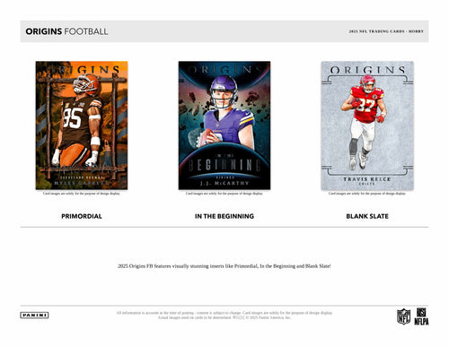 Panini Origins Football 2025 - Hobby Box