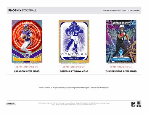 Panini Phoenix Football 2025 - International Hobby Mega Box