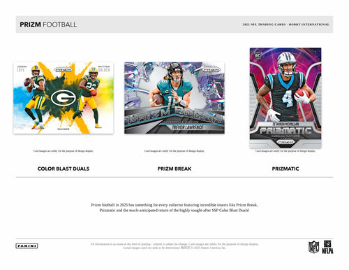 Panini Prizm Football 2025 - International Hobby Box