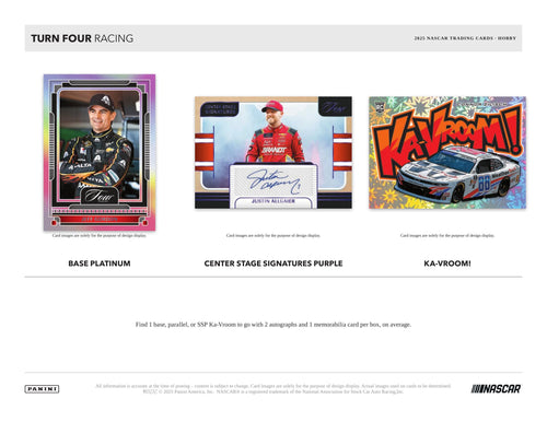 Panini Turn Four NASCAR Racing 2025 - Hobby Box
