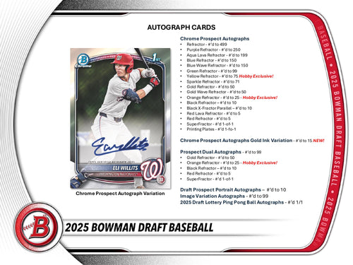 Topps Bowman Draft Baseball 2025 - Hobby Box