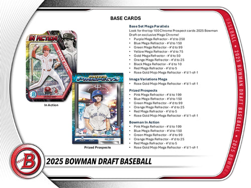 Topps Bowman Draft Baseball 2025 - Mega Box