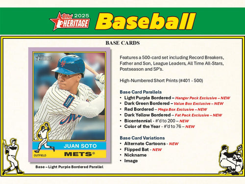 Topps Heritage Baseball 2025 - Value Box