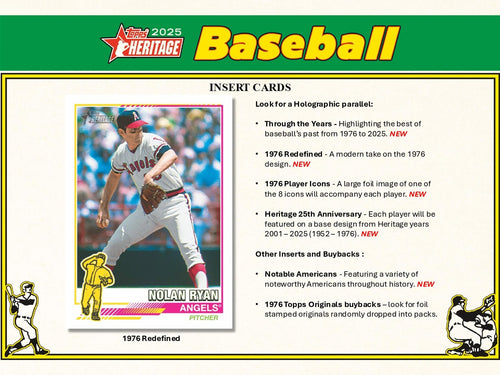 Topps Heritage Baseball 2025 - Value Box